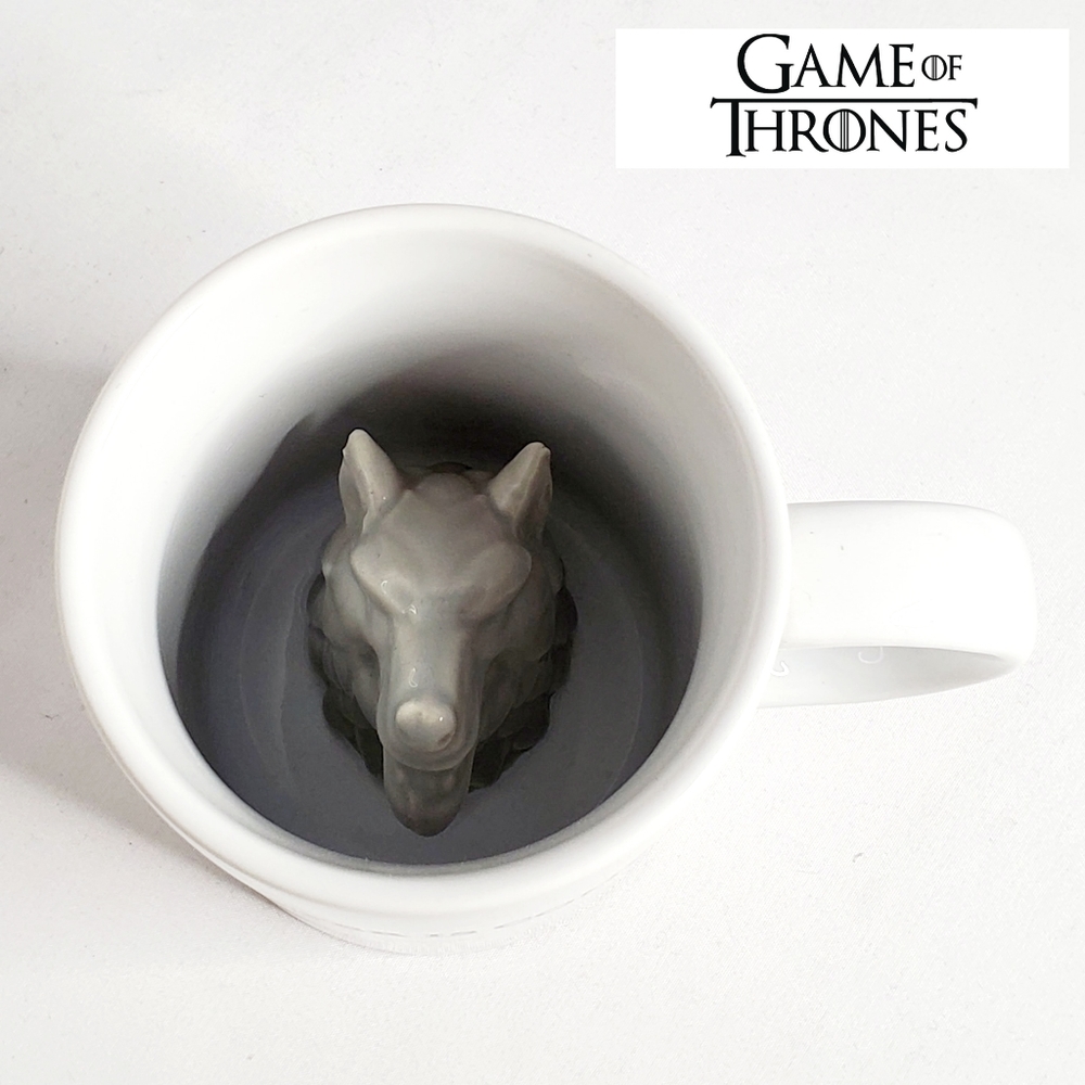Game Of Thrones Winter Is Coming Stark Direwolf Mug